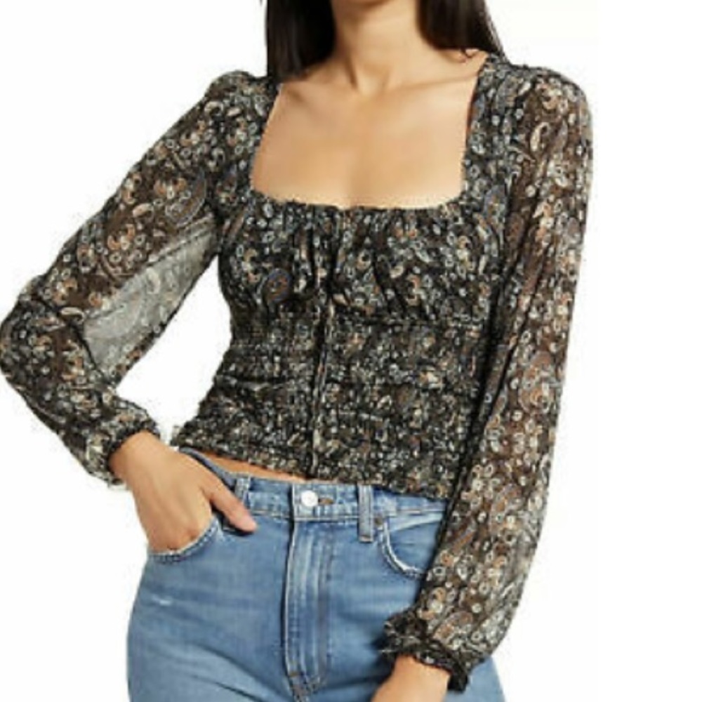 17. Free People Lolita Top in Dark Combo
